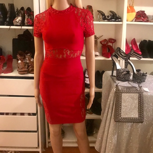 Venus Dress With Red Lace - Picture 3 of 8